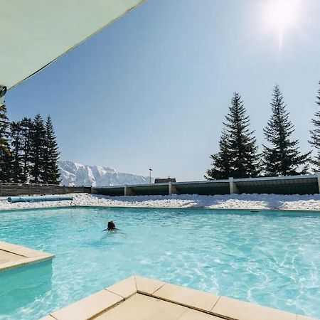 Charmant Appartement Confortable Pour 6 Personnes 40M2 Pied Pistes, Piscine, Wifi, Parking Шамрусс Екстер'єр фото