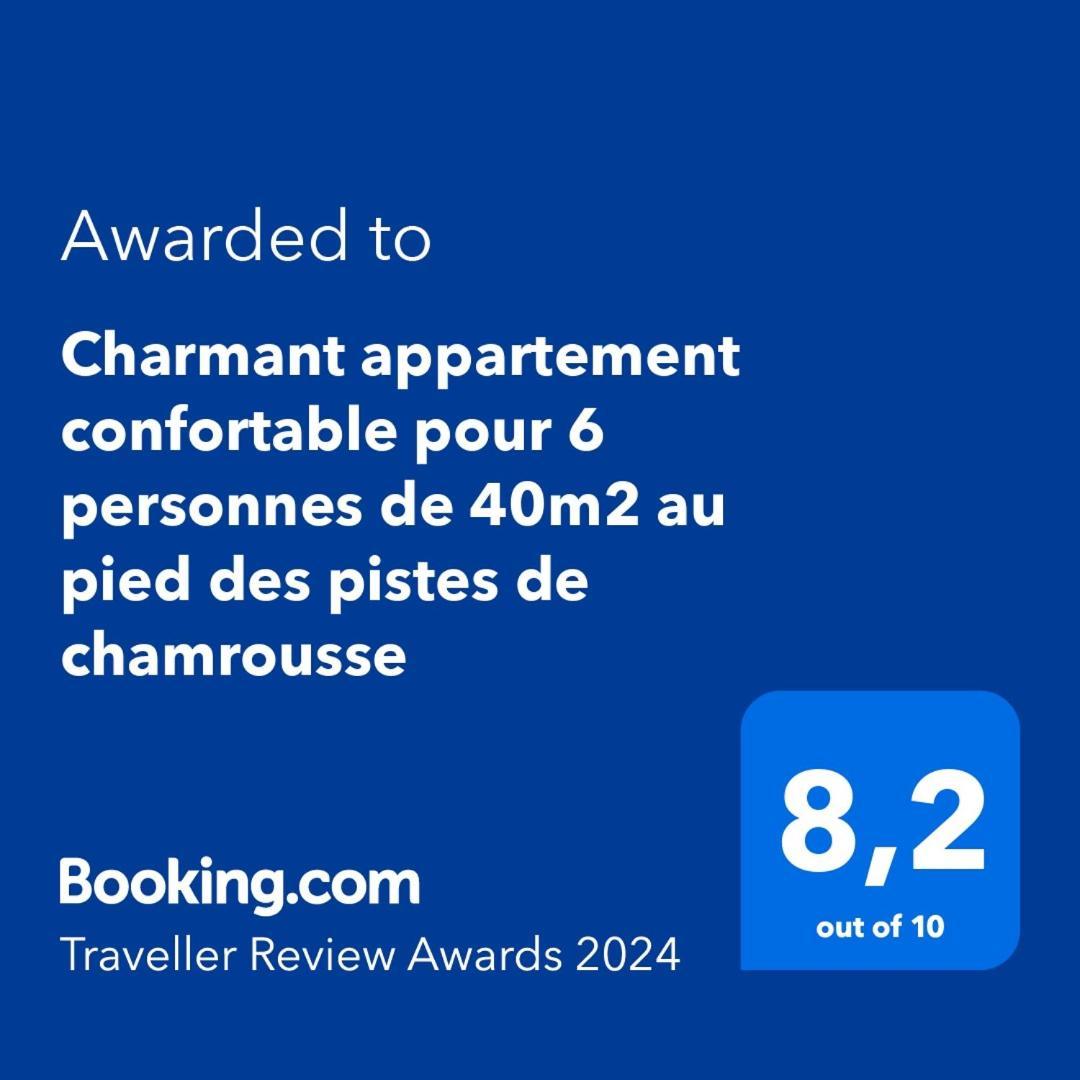 Charmant Appartement Confortable Pour 6 Personnes 40M2 Pied Pistes, Piscine, Wifi, Parking Шамрусс Екстер'єр фото